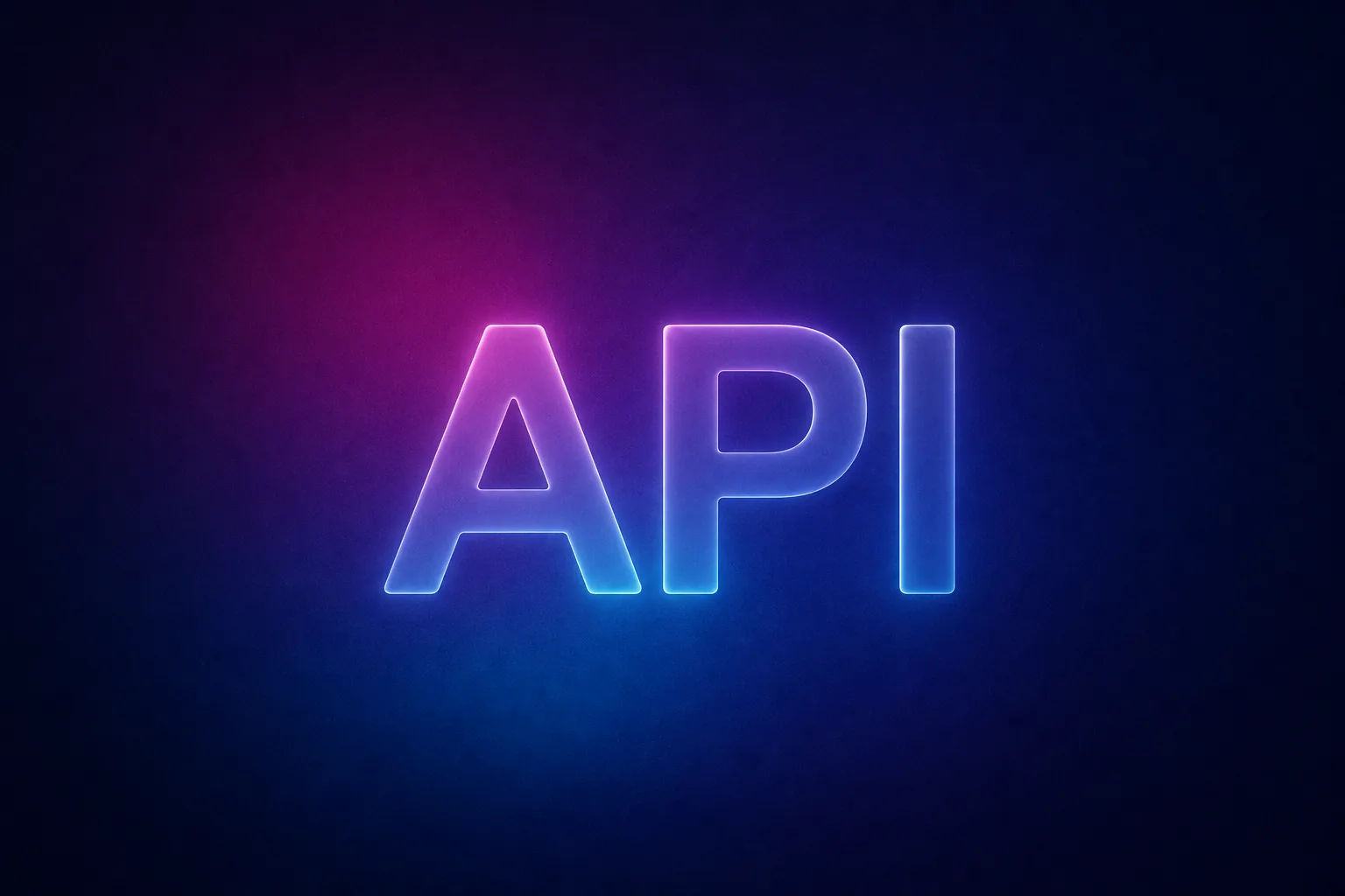 API 용어를 glassmorphic letter로 표현한 gradient thumbnail